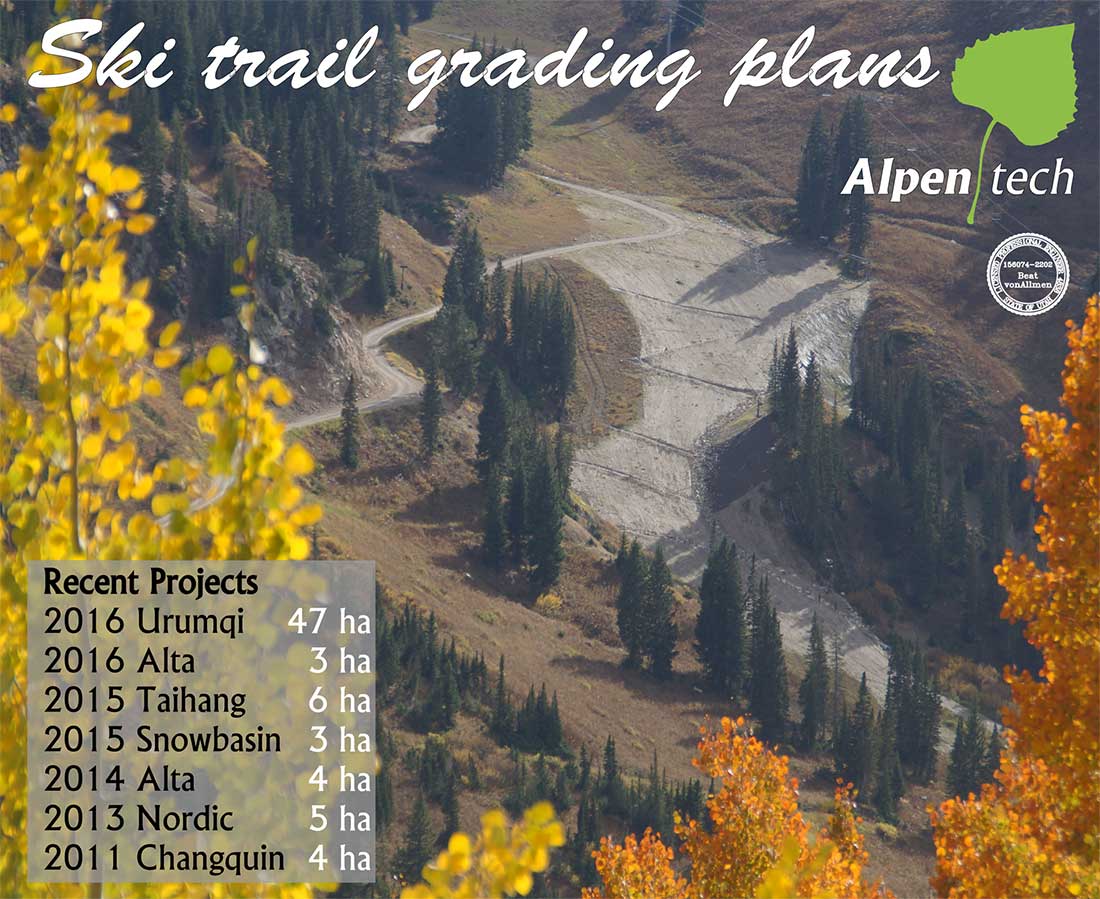 Ski Trail Grading Plans